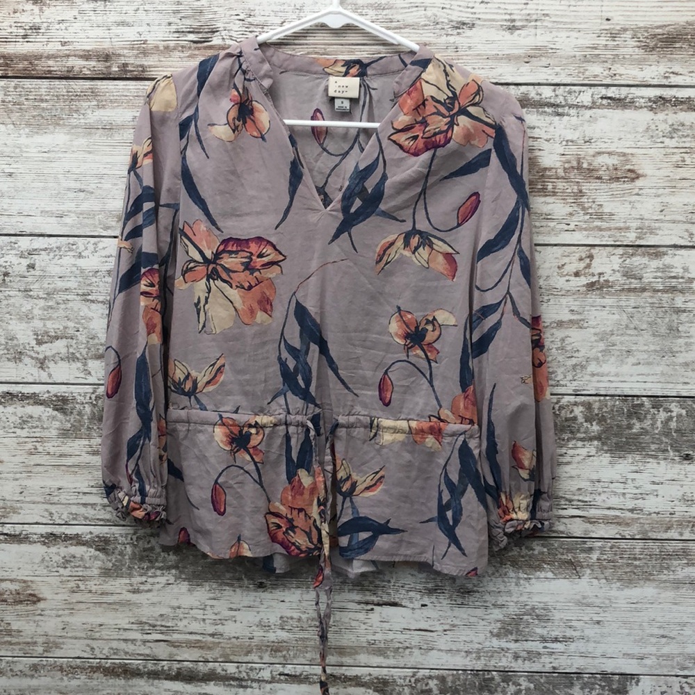 A new day floral top